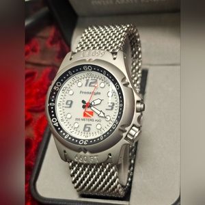 Freestyle Hammerhead Diving Watch White with Stainless Steel link Band